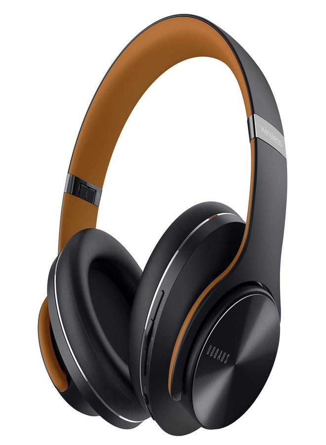 DOQAUS Bluetooth Headphones Over Ear, 90H Playtime, 3 EQ Modes, HiFi Audio, ENC Mic, Reinforced Durable Frame & Soft Earpads for Extended Wear, Phone, PC, Travel - Image 1
